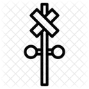 Railroad Crossing Train Barrier Icon