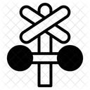 Railroad crossing  Icon