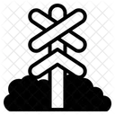 Railroad crossing  Icon