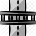 Railroad Crossing Safety Railway Icon