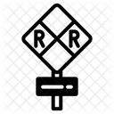 踏切標識  アイコン