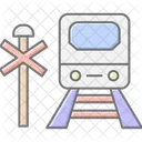 Railroad Lineal Color Icon Icon