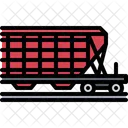 Railway Carriage Freight Carriage Train Carriage Icon