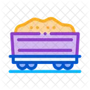 Railway Carriage Sand Icon