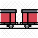 Railway Carriage Freight Carriage Freight Train Icon