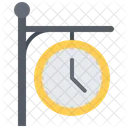 Railway Clock Hanging Clock Time Icon