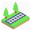 Rail Track Railway Train Track Icon