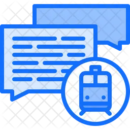 Railway Message  Icon