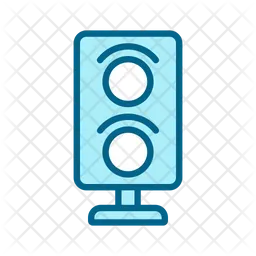 Railway signalling Icon - Download in Line Style