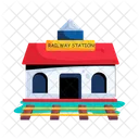Railway Station Train Station Railway Terminal Icon