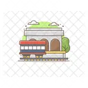 Railway Station Railway Terminal Platform Icon