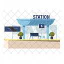 Railway Station  Icon