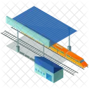 Train Station Railway Icon