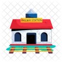 Railway Station Train Station Railway Terminal Icône