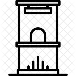 Railway Ticket Counter  Icon