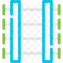 Train Tracks Railroad Transportation Rails Pathway Infrastructure Tracks Locomotive Junction Icon