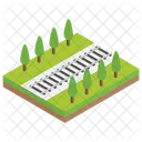 Railway Track Railway Line Rail Track Icon