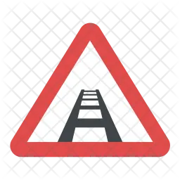 Railway Track Sign  Icon