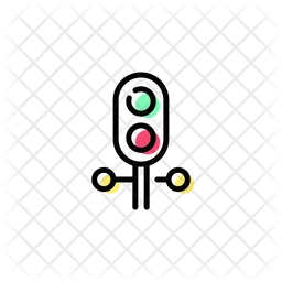 Railway traffic light  Icon