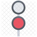 Railway Traffic Light Train Traffic Light Train Signal Icône