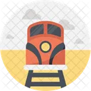 Railway Train Speeding Icon