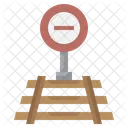 Railway Warning Sign  Icon