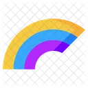 Rainbow Cloud Nature Icon