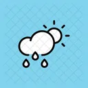 Rain Rainfall Drizzle Icon