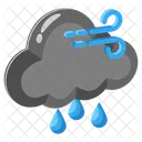 Rain Rainfall Drizzle Icon