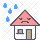 Rain Home House Icon
