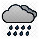 Rain Cloud Spring Icon