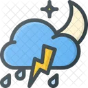 Rain Storm Thunder Icon