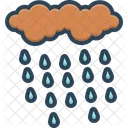 Rain Rainfall Precipitation Icon