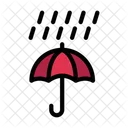 Rain Umbrella Protection Icon