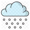 Cloud Rain Snowfall Icon