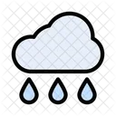 Rain Cloud Climate Icon