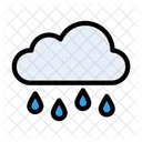 Rain Cloud Nature Icon