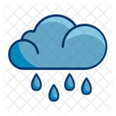 Rain Cloud Rainfall Icon
