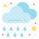 Rain Cloud Drop Icon