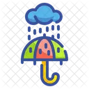 Rain Umbrella Protect Icon