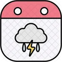 Rain And Thunder Icon