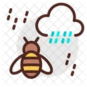Rain Bees Weather Icon