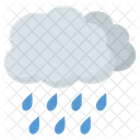 Rain Clouds Weather Icon