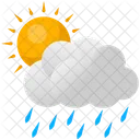 Clouds Rain Sun Icon