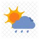 Rain Sun Cloud Icon