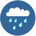 Cloud Rain Temperature Icon