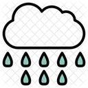 Cloud Raining Forecast Icon