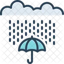 Rain Rainfall Raindrops Icon