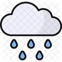 Rain Cloud Raining Icon