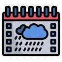 Rain Calendar Season Icon